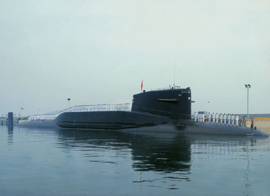中国第一艘国产潜艇图片